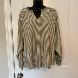 Women’s AE Oversized Waffle Sweatshirt